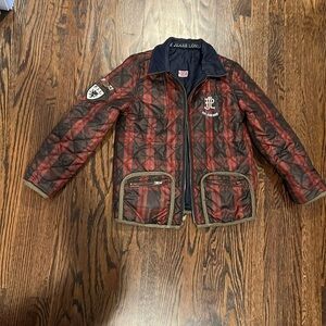 Pepe jeans reversible quilted coat kids size 8 the cutest!
